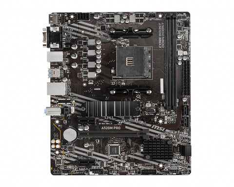 Placa base msi am4 a520m pro m - atx Placa base msi am4 a520m pro m - atx