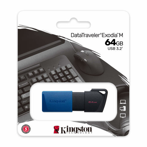 Memoria usb 3.2 kingston 64gb datatraveler dtxm azul Memoria usb 3.2 kingston 64gb datatraveler dtxm azul