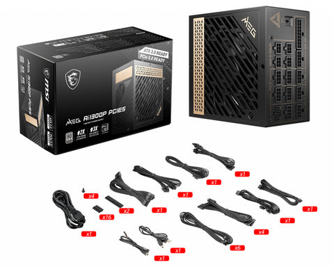 Fuente alimentacion msi meg ai1300p gaming atx 1300w Fuente alimentacion msi meg ai1300p gaming atx 1300w