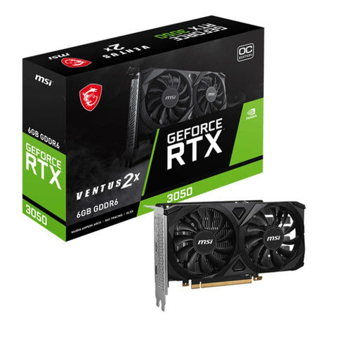Tarjeta grafica msi nvidia geforce rtx 3050 ventus 2x 6gb gddr6 Tarjeta grafica msi nvidia geforce rtx 3050 ventus 2x 6gb gddr6