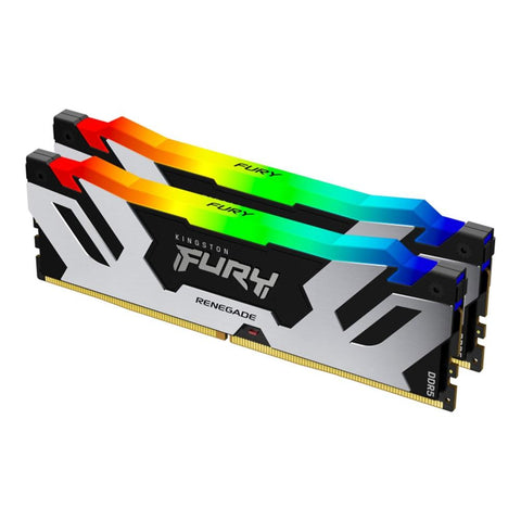 Memoria ddr5 32gb 2x16gb kingston - 6400 mhz - pc5 - 51200 - fury renegade rgb - cl32 - 1.1v Memoria ddr5 32gb 2x16gb kingston - 6400 mhz - pc5 - 51200 - fury renegade rgb - cl32 - 1.1v
