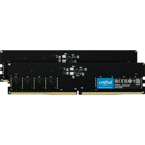 Memoria ram ddr5 32gb 2x16gb crucial  - dimm - 4800 mhz - pc5 38400 - cl40 Memoria ram ddr5 32gb 2x16gb crucial  - dimm - 4800 mhz - pc5 38400 - cl40