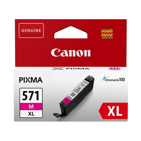 Cartucho tinta canon cli - 571m xl magenta  mg5751 mg6851 mg7750