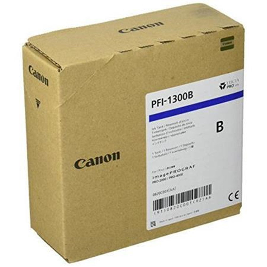 Cartucho canon pfi - 1300 azul pro2000 -  pro4000 -  pro4000s -  pro6000 -  pro6000s