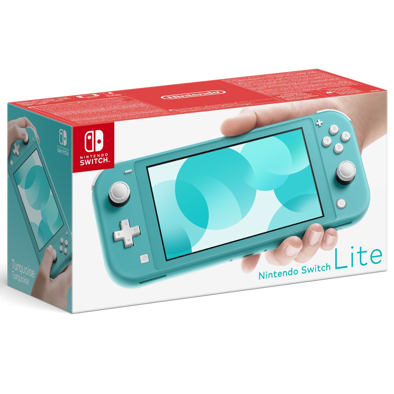 Consola nintendo switch lite azul turquesa