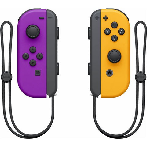 Accesorio nintendo switch -  mando joy - con morado neon -  naranja