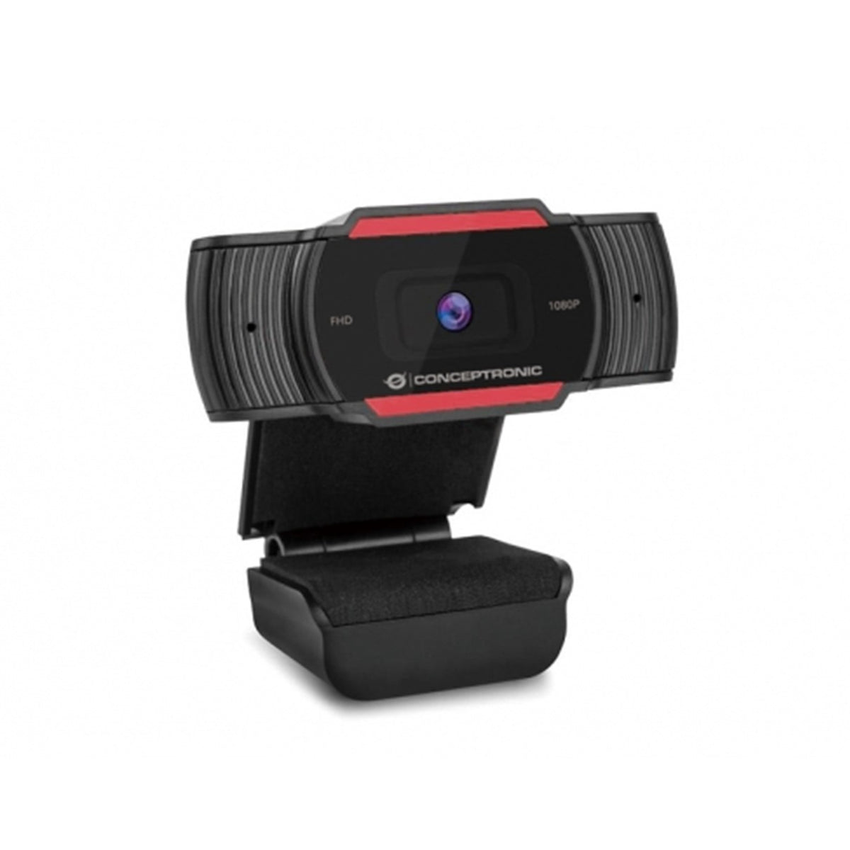 Webcam fhd conceptronic amdis04r - 1080p -  usb - 30 fps - angulo vision 65º - foco fijo - microfono integrado