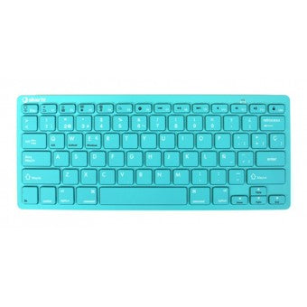 Teclado inalambrico silver ht colors turquesa