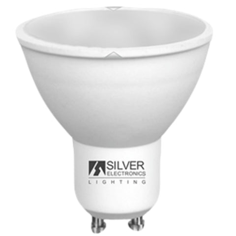 Bombilla led silver electronic eco multi led dicroica 7w=44w -  gu10 -  6000k -  120º 567 lm -  luz fria -  a+