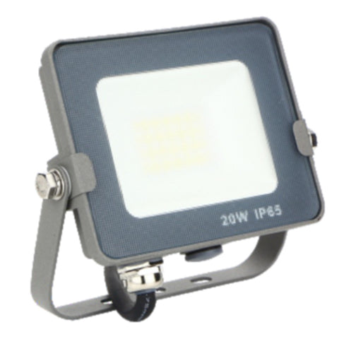 Foco proyector led ips 65 20w 5700k luz fria 1.600lm gris