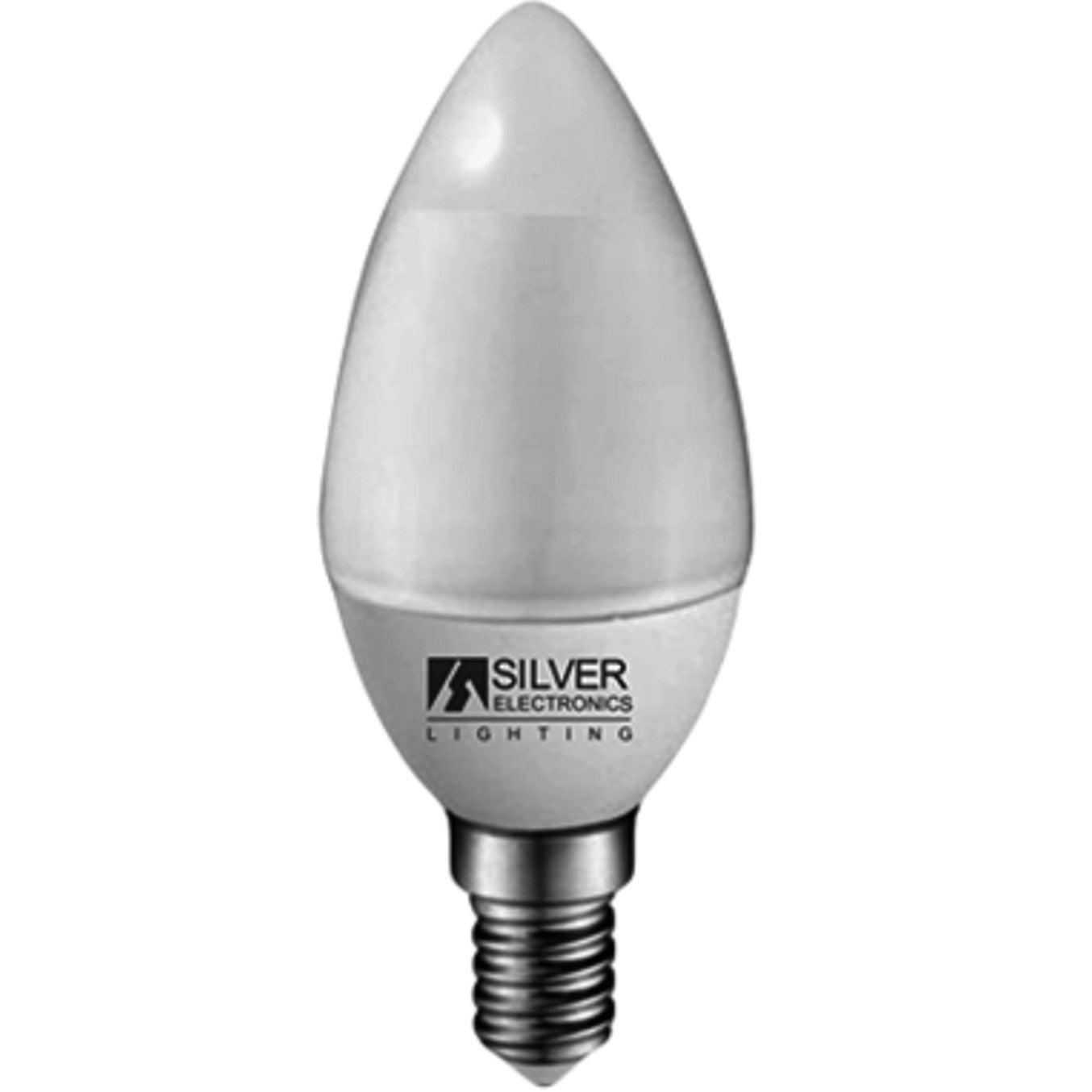 Bombilla led silver electronic eco vela 5w=57w -  e14 -  6000k -  436 lm -  160º -  luz fria -  a+