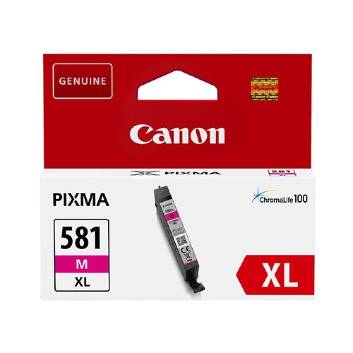 Cartucho tinta canon cli 581 m xl magenta pixma tr7550 - tr8550 - ts6150 - ts6151 - ts8150 - ts8151 - ts8152 - ts9150 - ts9155