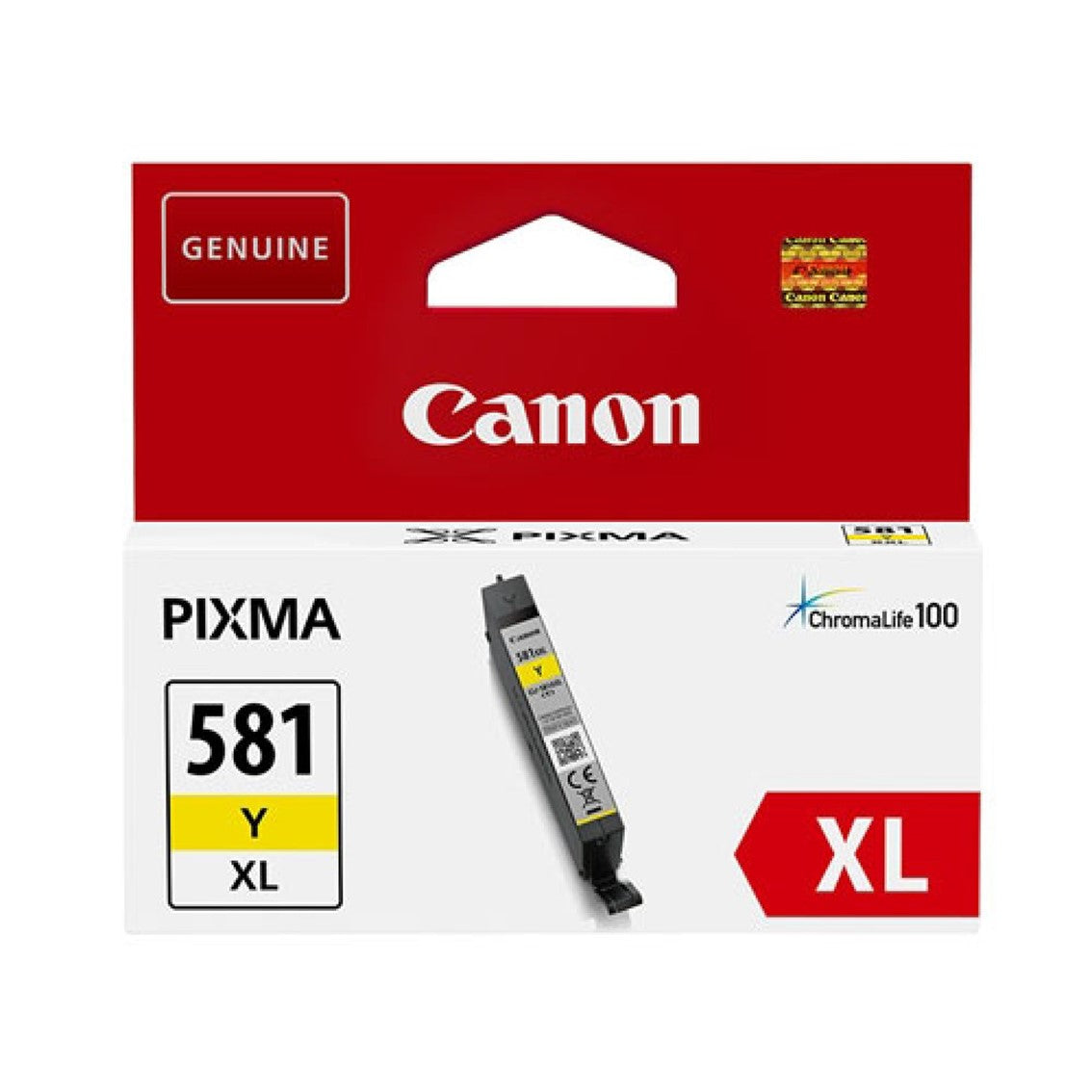 Cartucho tinta canon cli 581 y xl amarillo pixma tr7550 - tr8550 - ts6150 - ts6151 - ts8150 - ts8151 - ts8152 - ts9150 - ts9155