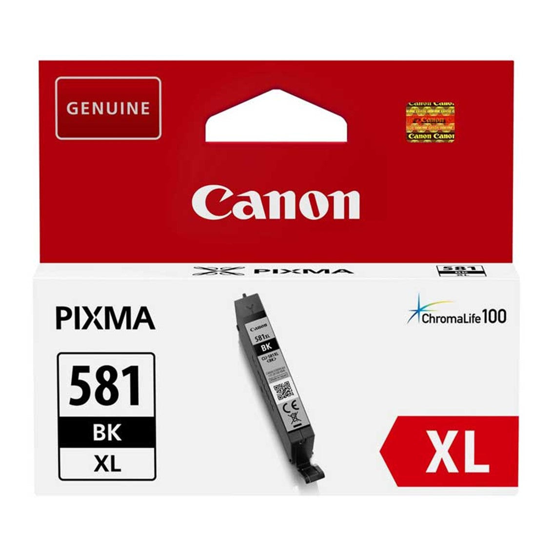 Cartucho tinta canon cli 581 bk xl negro pixma tr7550 - tr8550 - ts6150 - ts6151 - ts8150 - ts8151 - ts8152 - ts9150 - ts9155