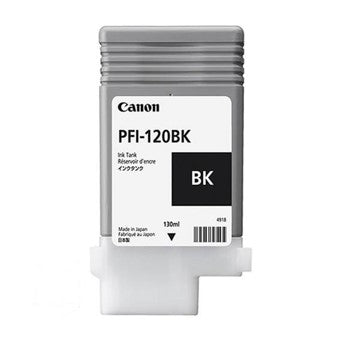 Cartucho canon pfi - 120 bk negro tm - 200tm - 200 mfp l24eitm - 205tm - 300tm - 300 mfp