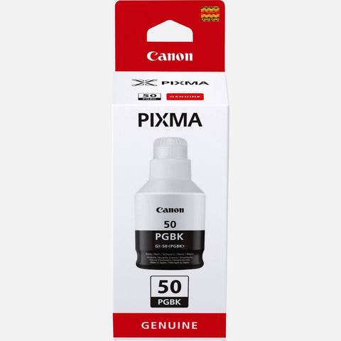 Botella tinta canon gi - 50pgbk negro 135ml 6000 paginas