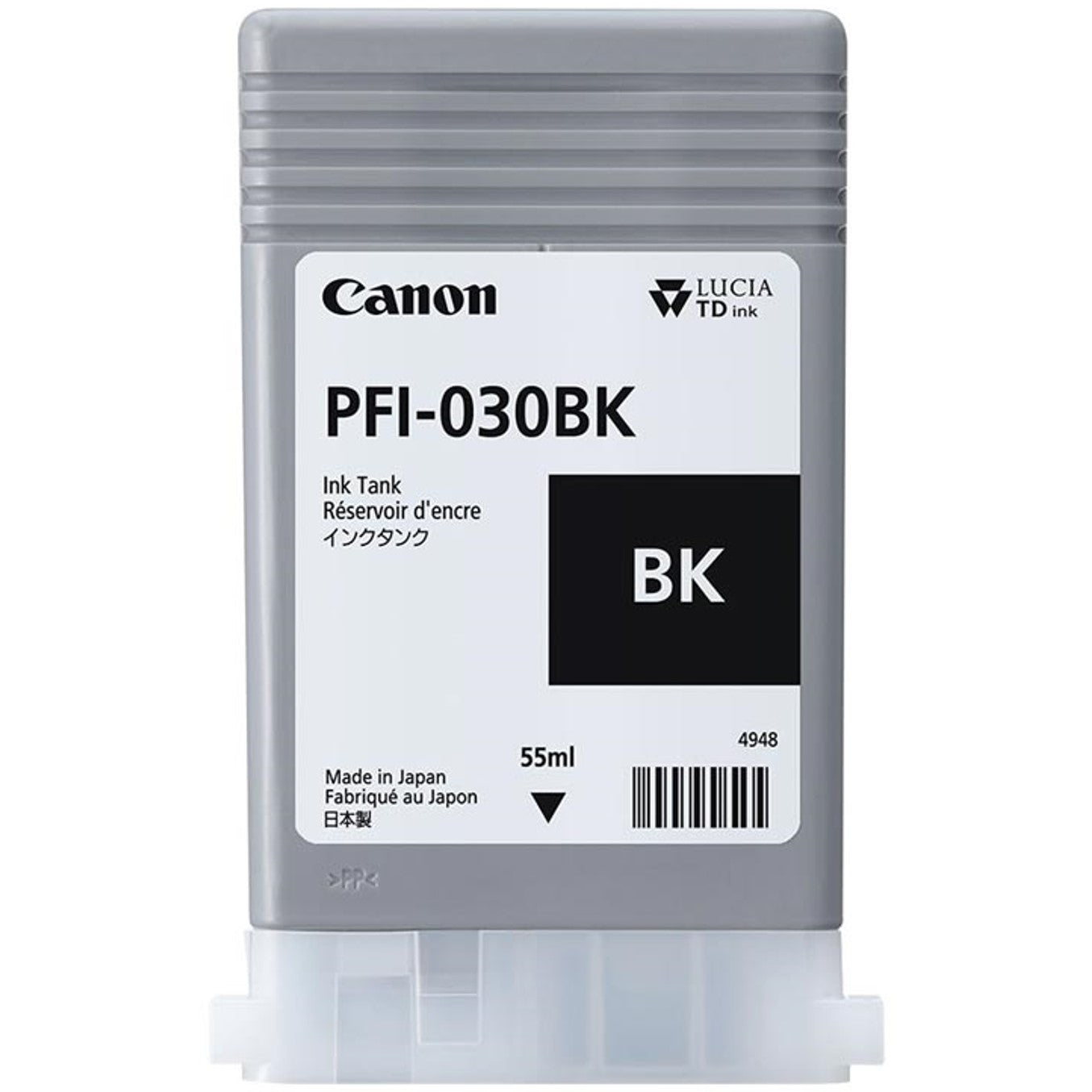 Cartucho canon pfi - 030 negro ta - 20ta - 20 mfp l24eita - 30ta - 30 mfp l36ei