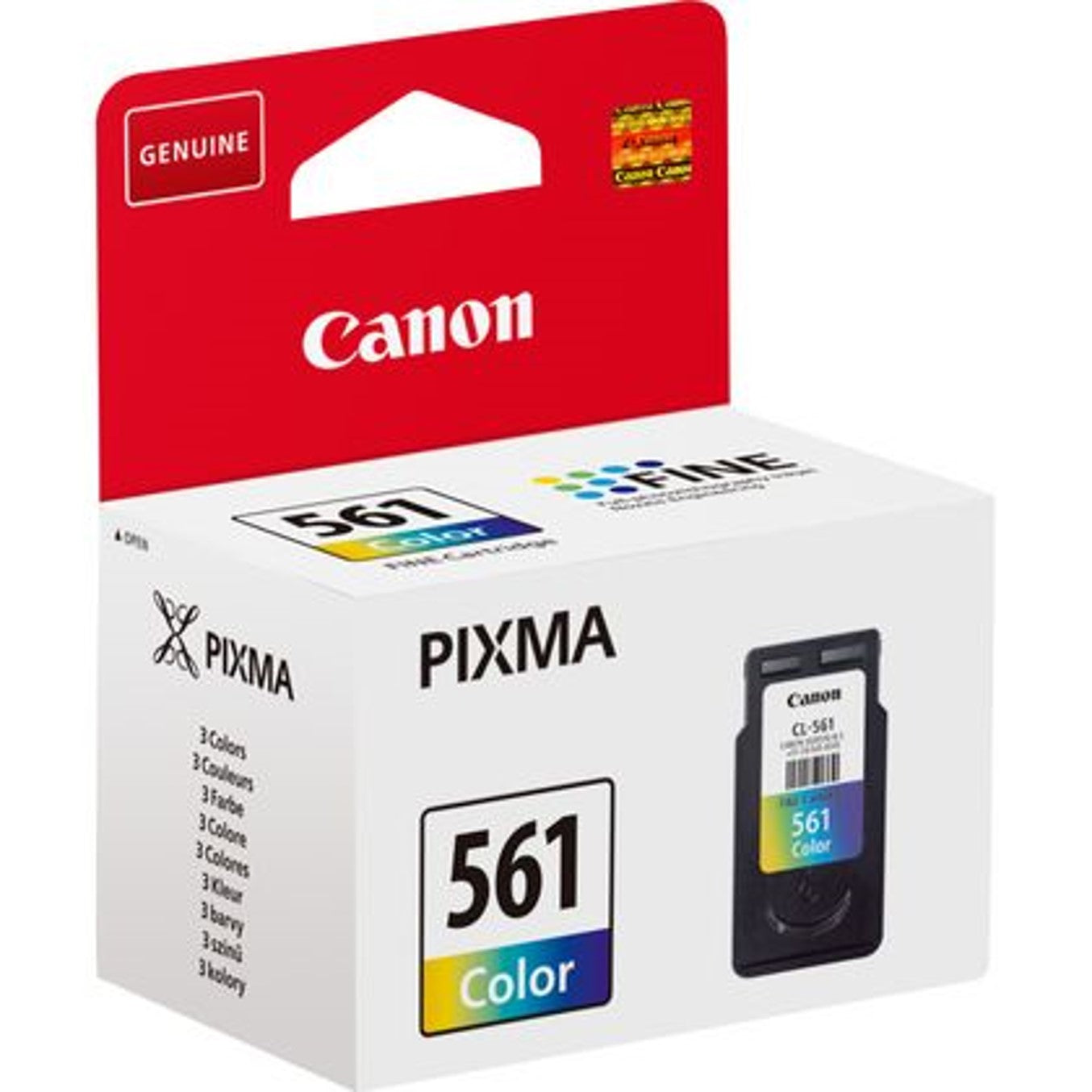 Cartucho tinta canon cl - 561 cian - magenta - amarillo 8.3ml 180 paginas ts5350 - ts5351