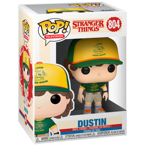 Funko pop stranger things dustin en el campamento