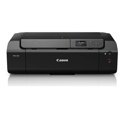 Impresora canon pixma pro - 200 inyeccion color a3 -  red -  wifi -  sin bordes -  8 tintas -  lcd 3pulgadas