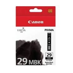 Cartucho tinta canon pgi - 29mbk negro mate pixma pro 1