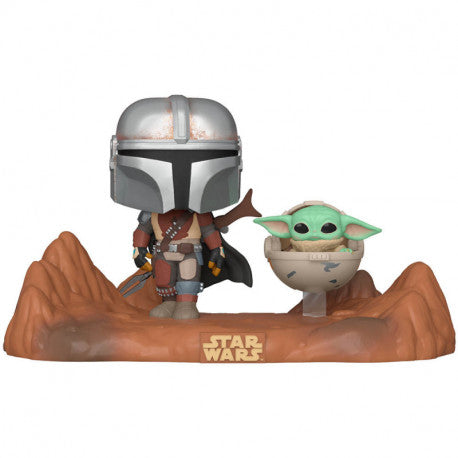 Funko pop star wars the mandalorian the mandalorian & baby yoda