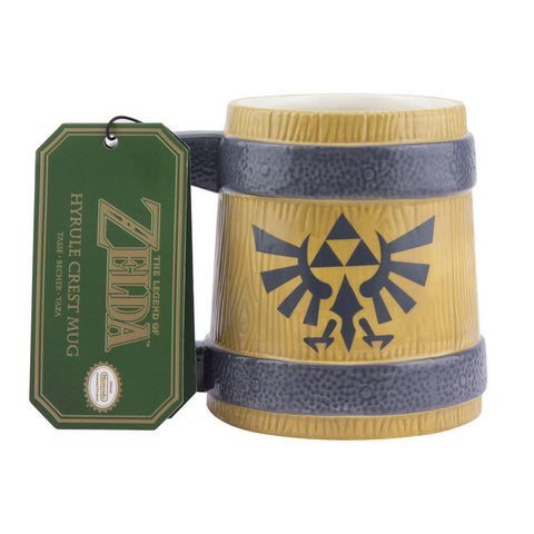 Taza paladone zelda barril escudo hyrule 450ml