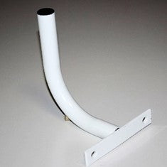 Soporte antena a pared wifi  tubo 25mm diametro 160x170mm  pintado blanco (para locom)