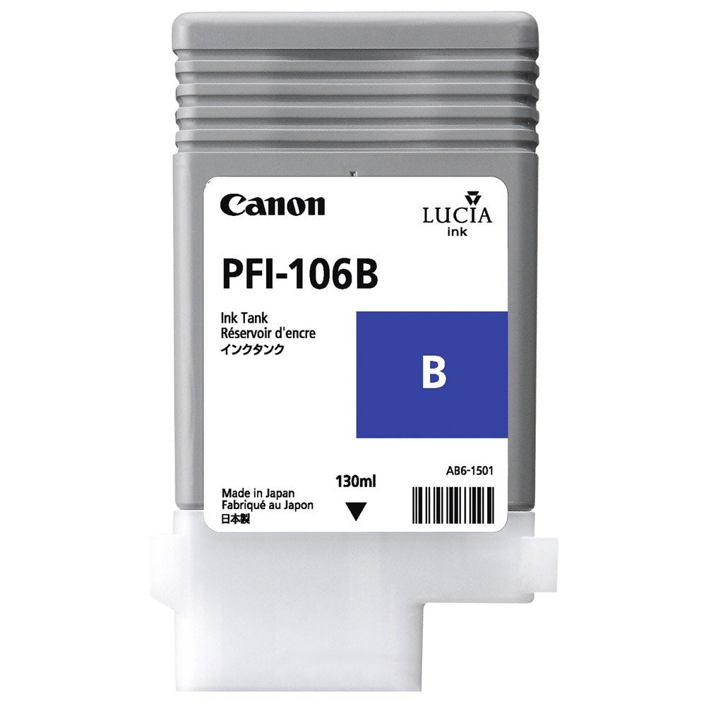 Cartucho canon pfi - 106b azul ipf6300 -  ipf6350 -  ipf6400 -  ipf6450