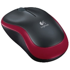 Mouse raton logitech m185 optico wireless inalambrico rojo 2.4ghz