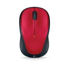 Mouse raton logitech m235 optico wireless inalambrico rojo