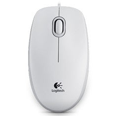 Mouse raton logitech b100 optico usb 2.0 blanco