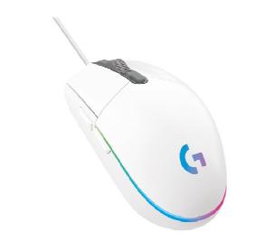 Mouse raton logitech g203 lightsync blanco gaming 8.000 dpi 6 botones