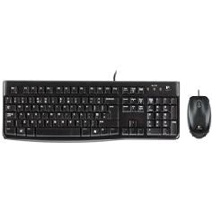 Teclado + mouse logitech mk120 usb 2.0 ingles