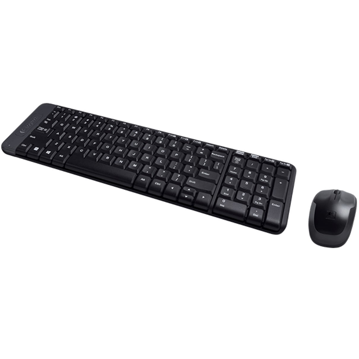 Teclado + mouse logitech mk220 wireless inalambrico negro portugues