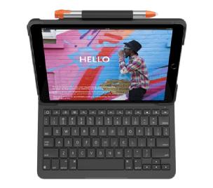 Funda con teclado logitech slim folio