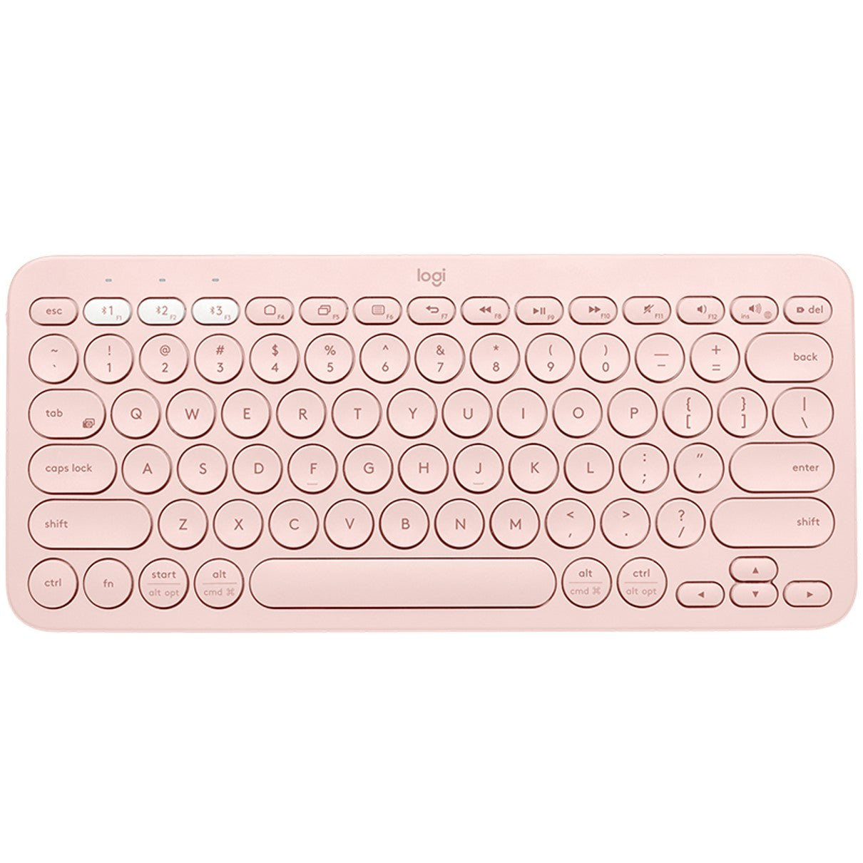 Teclado logitech k380 multi - device bluetooth rosa