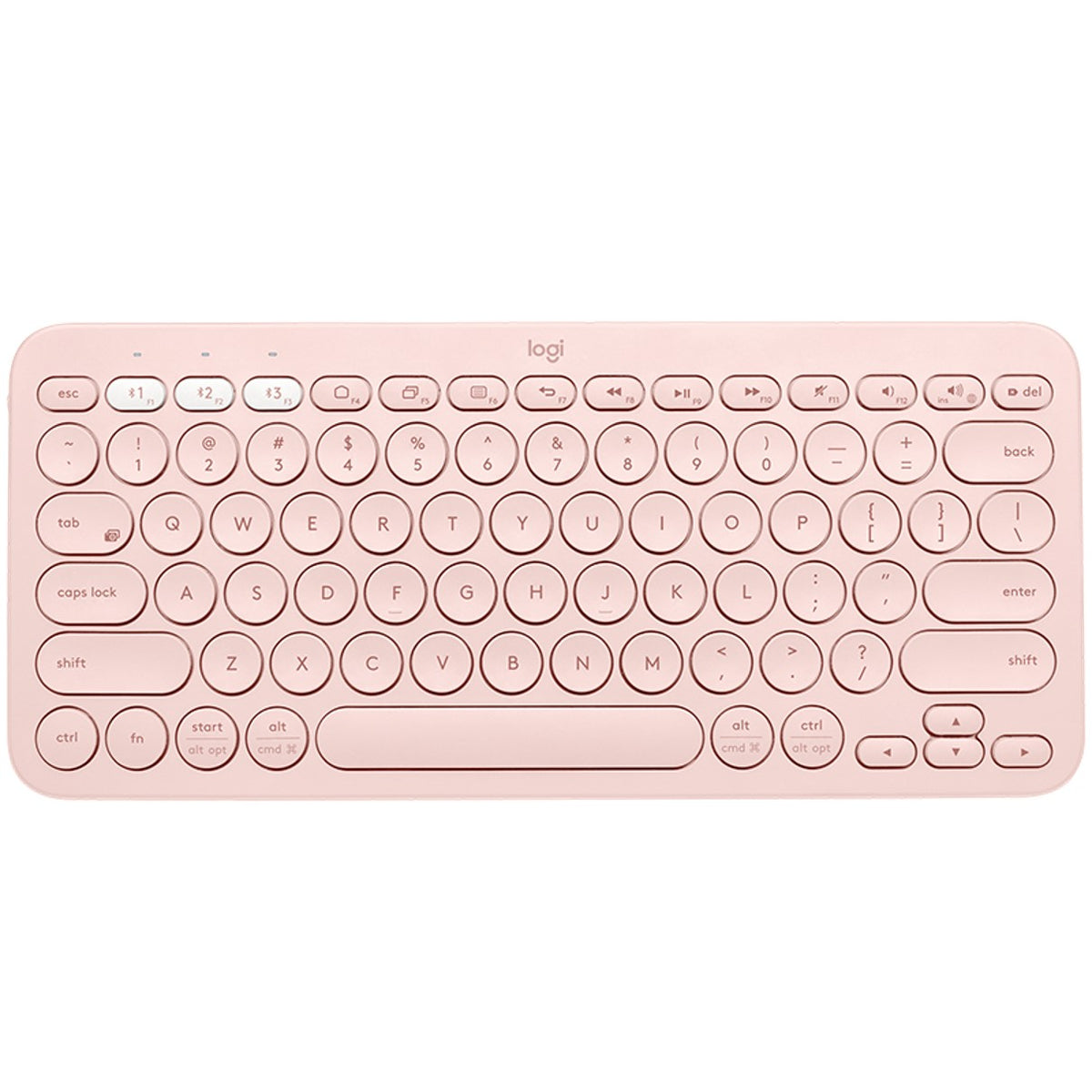 Teclado logitech k380 multi - device bluetooth rosa