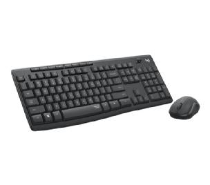 Teclado + mouse logitech mk295 silent negro wireles inalambrico