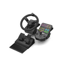 Volante logitech farm sim -  pedales -  panel de control