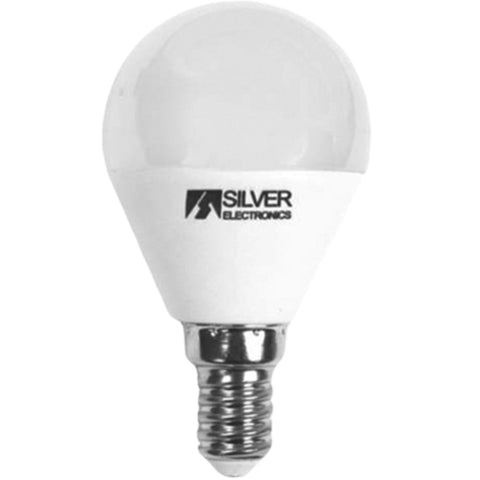 Bombilla led silver electronic esferica decorativa 7w=70w -  e14 -  3000k -  620 lm -  luz calida -  a+