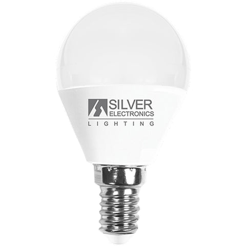 Bombilla led silver electronic esferica decorativa 7w=70w -  e14 -  5000k -  620 lm -  luz blanca -  a+