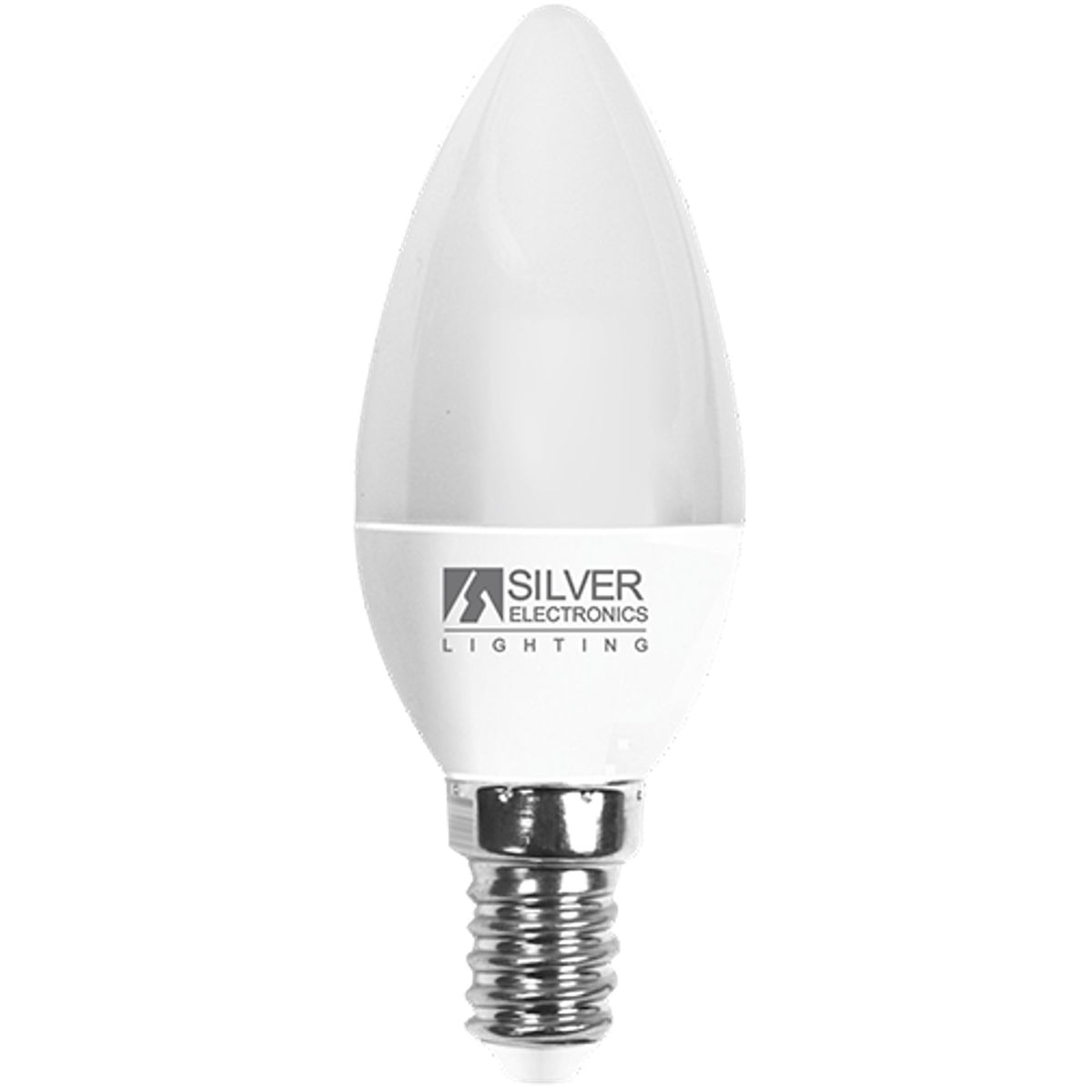 Bombilla led silver electronic vela decorativa 7w=70w -  e14 -  5000k -  620 lm -  luz fria -  a+