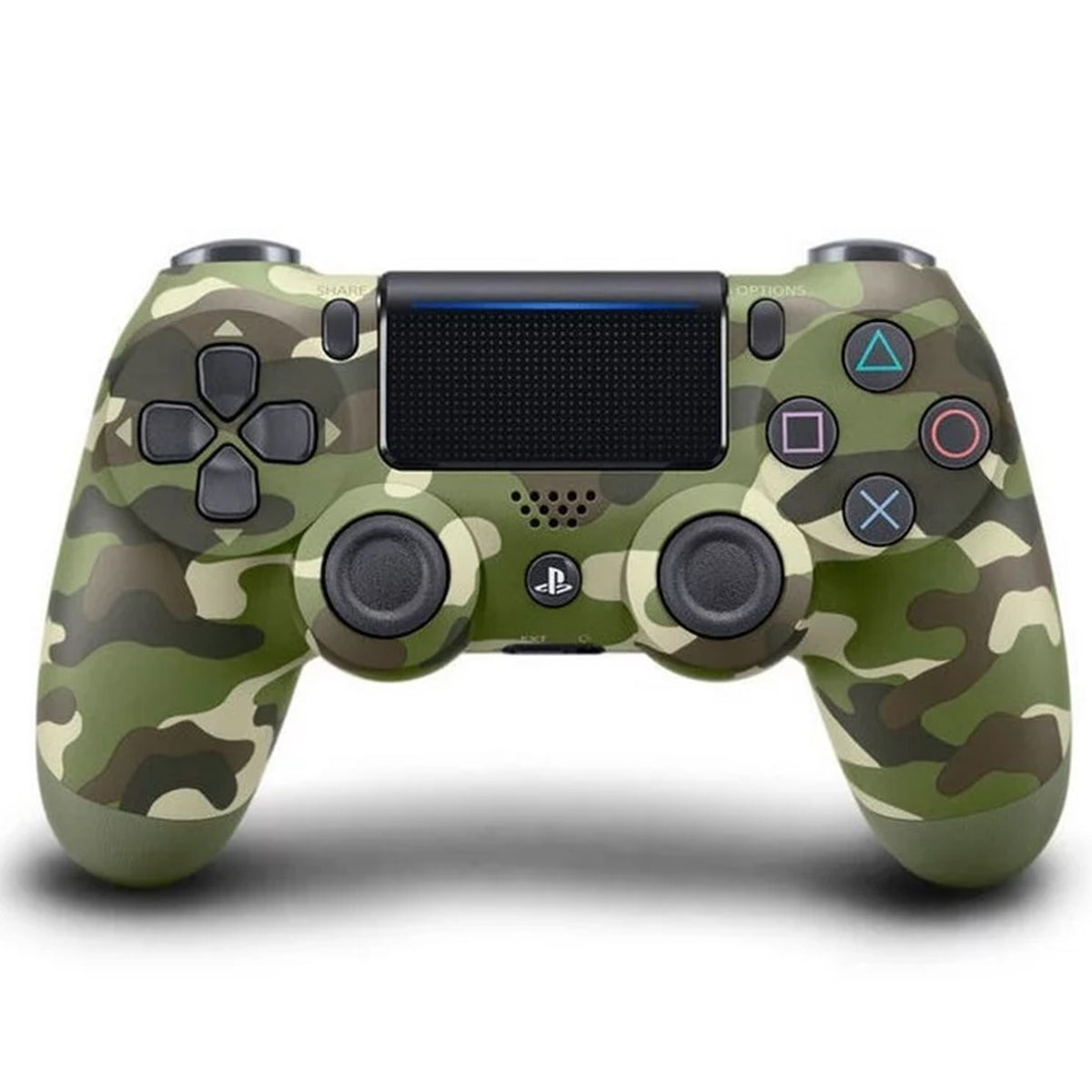 Mando ps4 dualshock verde camuflaje