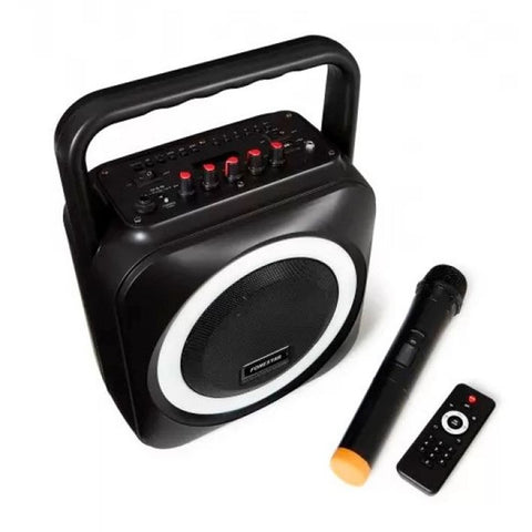 Altavoz portatil fonestar box - 35led bluetooth -  karaoke -  usb -  sd -  microfono inalambrico -  35w rms