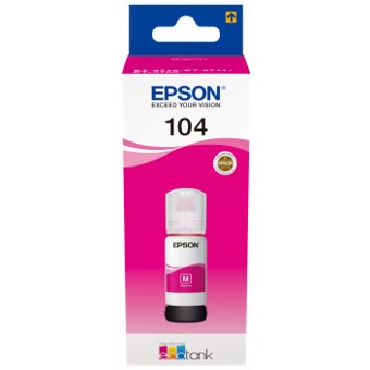 Cartucho ecotank epson 104 magenta ink 65ml botella