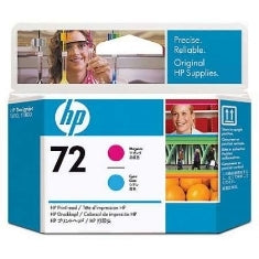 Cabezal impresion hp 72 c9383a cian -  magenta designjet t610 t1100