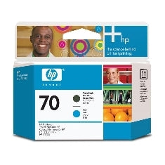 Cabezal impresion hp 70 c9404a cian -  negro mate z2100 -  z3100 -  z3200