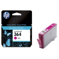 Cartucho tinta hp 364 cb319ee magenta 3ml b8550 -  d5460 -  c6380 -  c5380