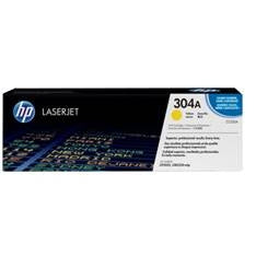 Toner hp 304a cc532a amarillo 2800 páginas cm2320 -  cp2025